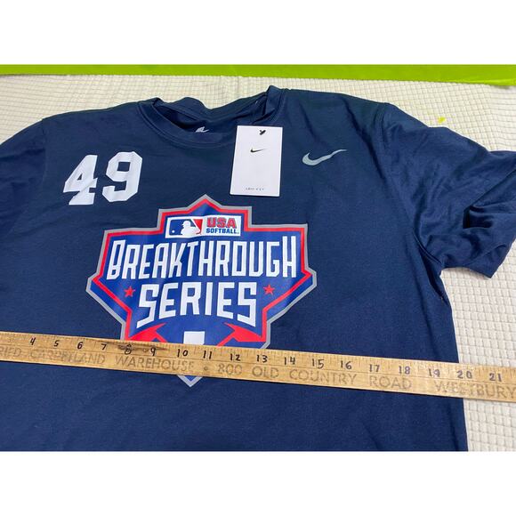 Nike Dri-Fit Navy Blue Large Short Sleeve Tee —Breakthrough Series NWT - Picture 4 of 5